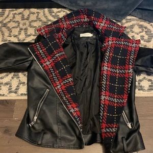Fake leather jacket